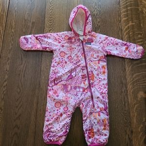 **sold** 6-12 month PATAGONIA Puffball Bunting Suit, reversible